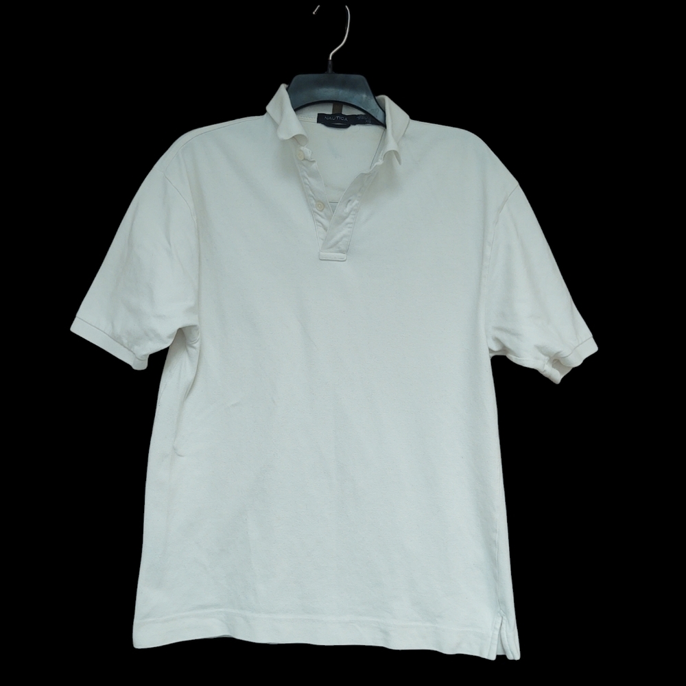 EUC Nautica Ivory Polo Shirt Size XS